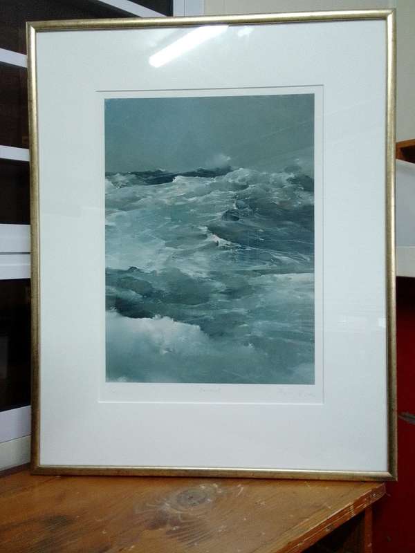 Stunning Lithograph 1/99 - 2005 - Adele Van Zyl 1981- - Stormsee - Good Condition
