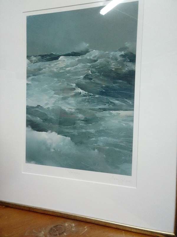 Stunning Lithograph 1/99 - 2005 - Adele Van Zyl 1981- - Stormsee - Good Condition