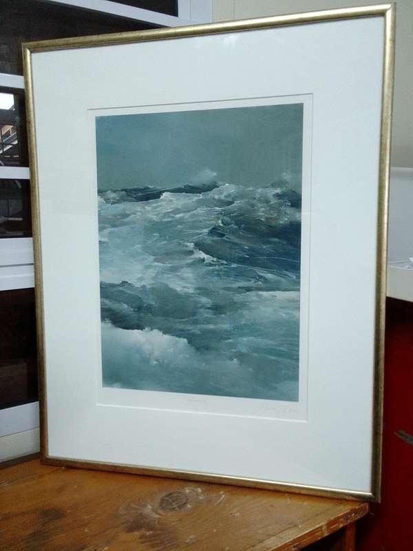Stunning Lithograph 1/99 - 2005 - Adele Van Zyl 1981- - Stormsee - Good Condition
