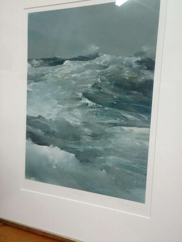 Stunning Lithograph 1/99 - 2005 - Adele Van Zyl 1981- - Stormsee - Good Condition