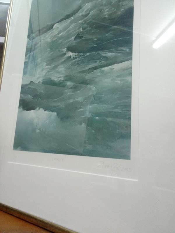 Stunning Lithograph 1/99 - 2005 - Adele Van Zyl 1981- - Stormsee - Good Condition