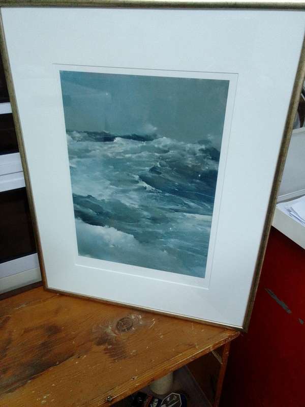 Stunning Lithograph 1/99 - 2005 - Adele Van Zyl 1981- - Stormsee - Good Condition