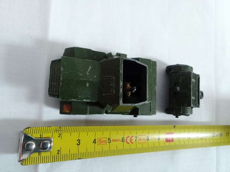 Rare Vintage Dinky Toys Meccano LTD -Army Scout Car And 25 Pounder Field Gun Trailer-Made in England
