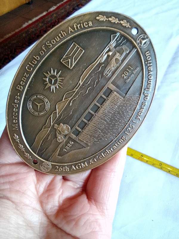Commemorative Mercedes -Benz Club Of SA 26th AGM & Celebrating 125! Years Of Innovation Badge