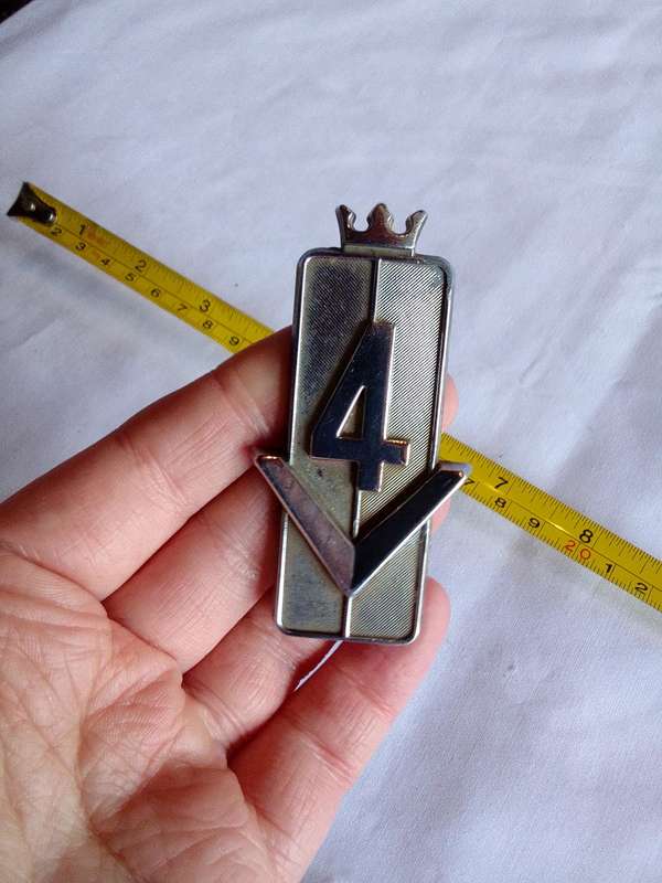 Stunning Vintage Ford Taunus V4 Badge - Good Condition
