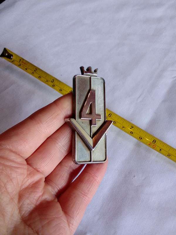 Stunning Vintage Ford Taunus V4 Badge - Good Condition