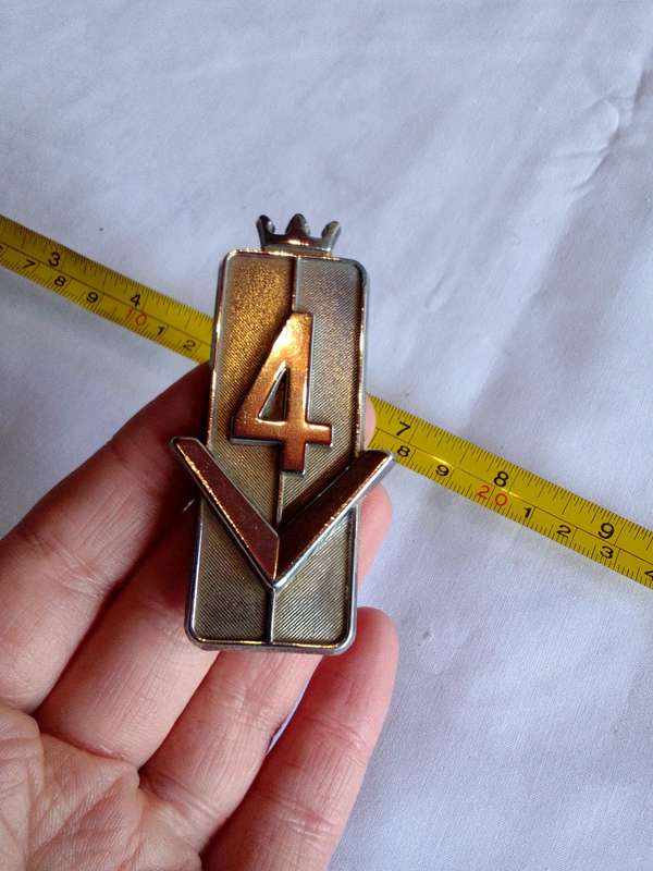 Stunning Vintage Ford Taunus V4 Badge - Good Condition