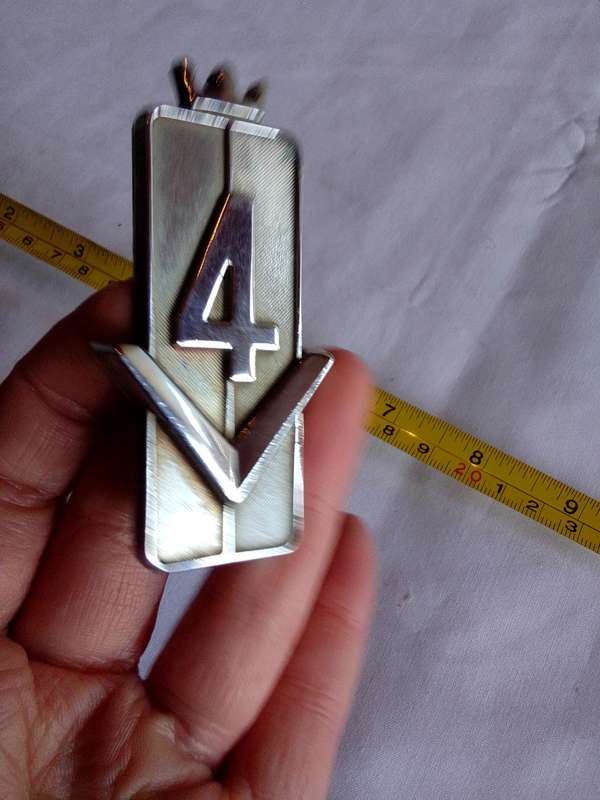 Stunning Vintage Ford Taunus V4 Badge - Good Condition
