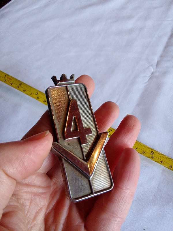 Stunning Vintage Ford Taunus V4 Badge - Good Condition