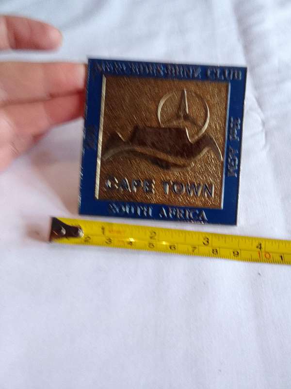 Mercedes -Benz Club 2018 Of SA Cape Town 33rd AGM Badge - Good Condition