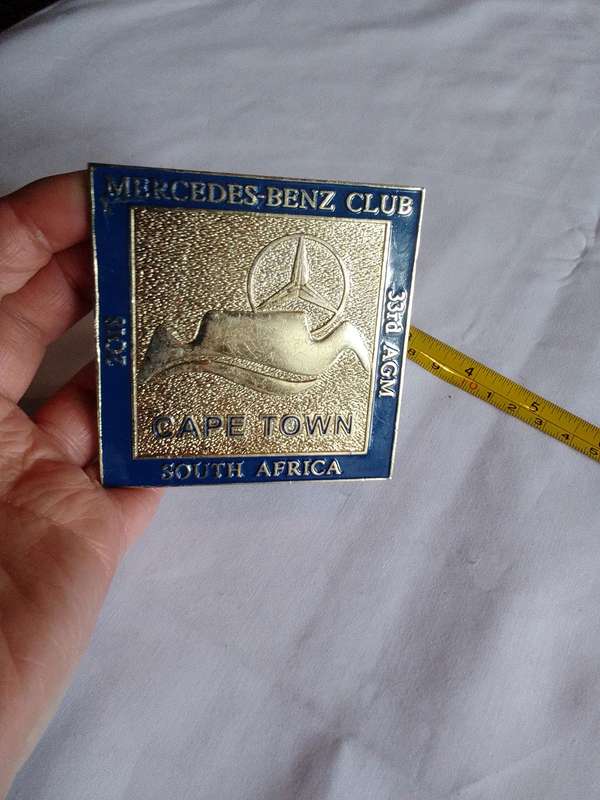 Mercedes -Benz Club 2018 Of SA Cape Town 33rd AGM Badge - Good Condition