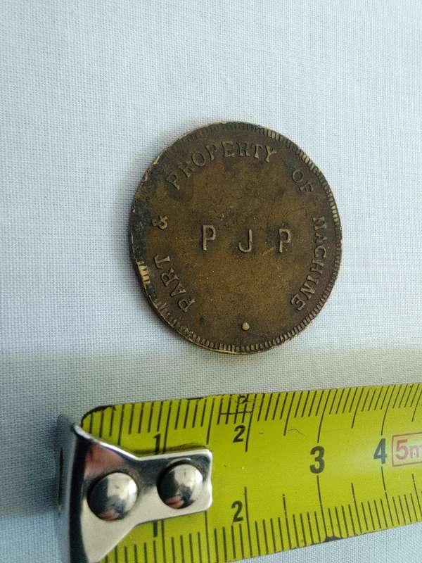 PJP Amusement Token - British - Good Condition