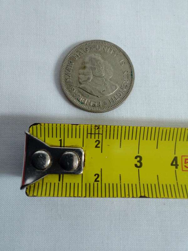 Silver South Africa 1961 - 10 Cent Coin -Eendrag Maak Mag / Unity Is Strenght - Good Condition