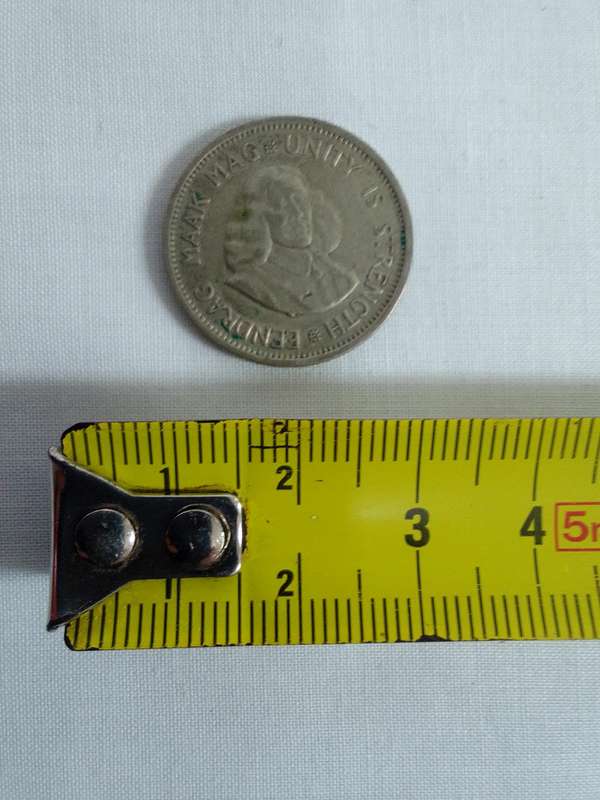 Silver South Africa 1961 - 10 Cent Coin -Eendrag Maak Mag / Unity Is Strenght - Good Condition