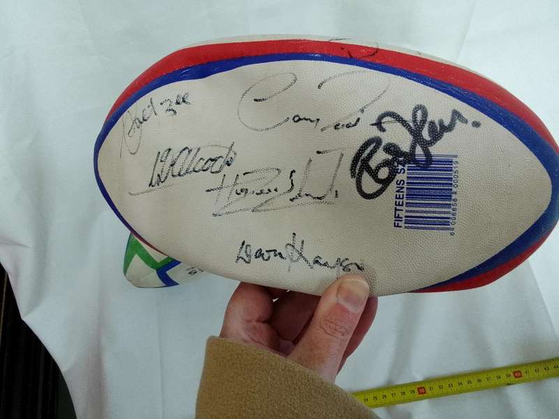 Collection of Signed Rugby Balls By Springbok Rugby Players - See My Description