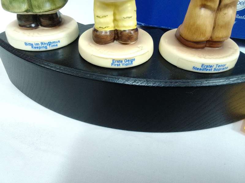 Vintage Hummel Collector's Club Figurine set - Keeping Time, Steadfast Soprano and First Violin