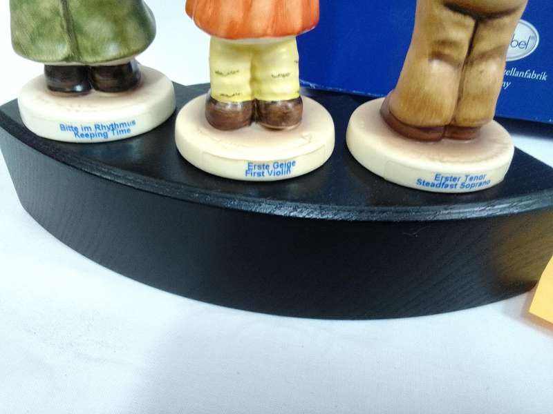 Vintage Hummel Collector's Club Figurine set - Keeping Time, Steadfast Soprano and First Violin