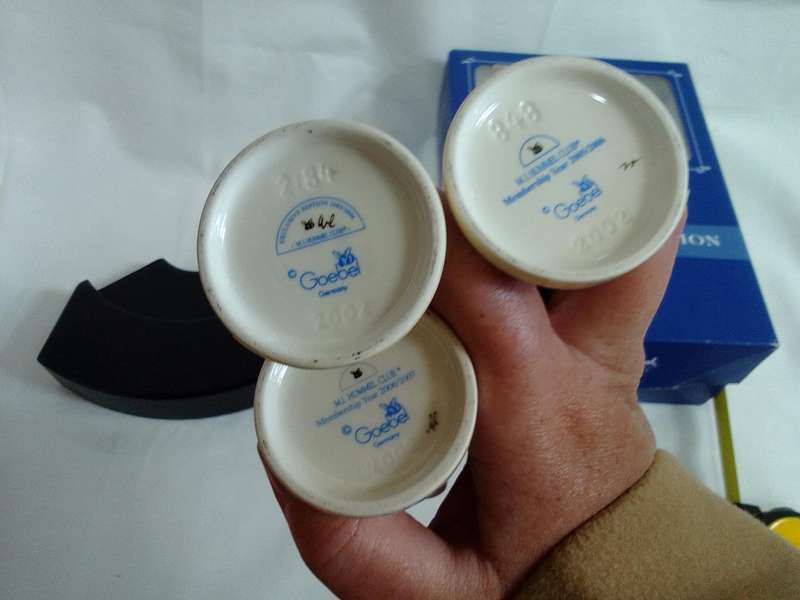 Vintage Hummel Collector's Club Figurine set - Keeping Time, Steadfast Soprano and First Violin