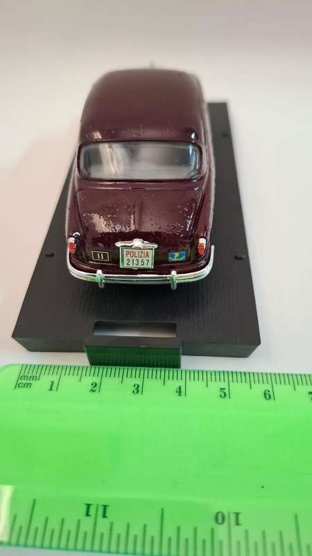 Vintage Brumm Diecast R307 Fiat 1400 Polizia Stradale - Excellent Condition