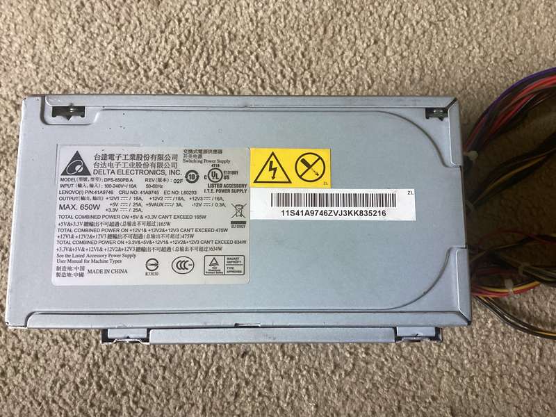 650 watt powersupply desktop, Standard