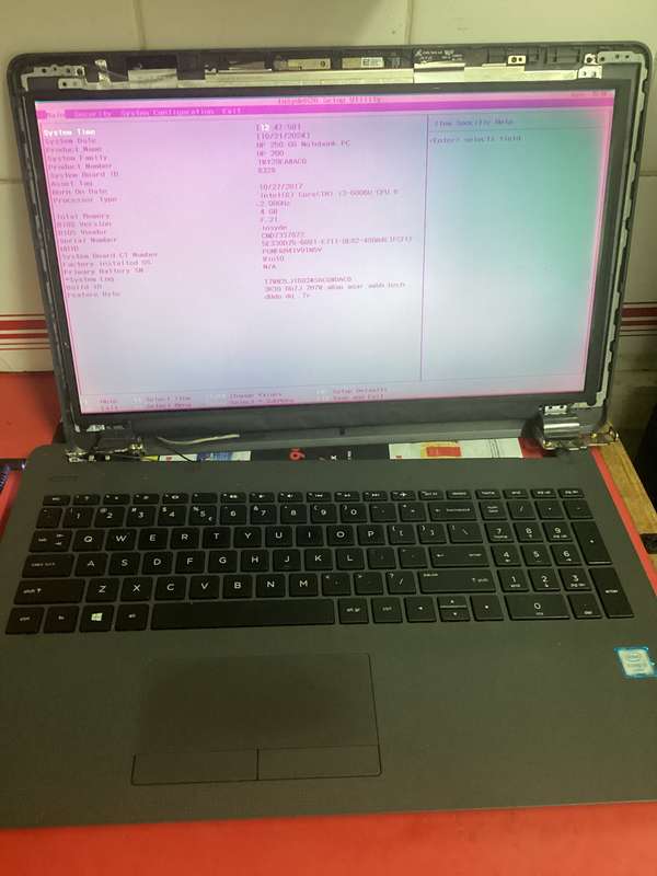 Hp 250 G6 mainboard for spares/repair