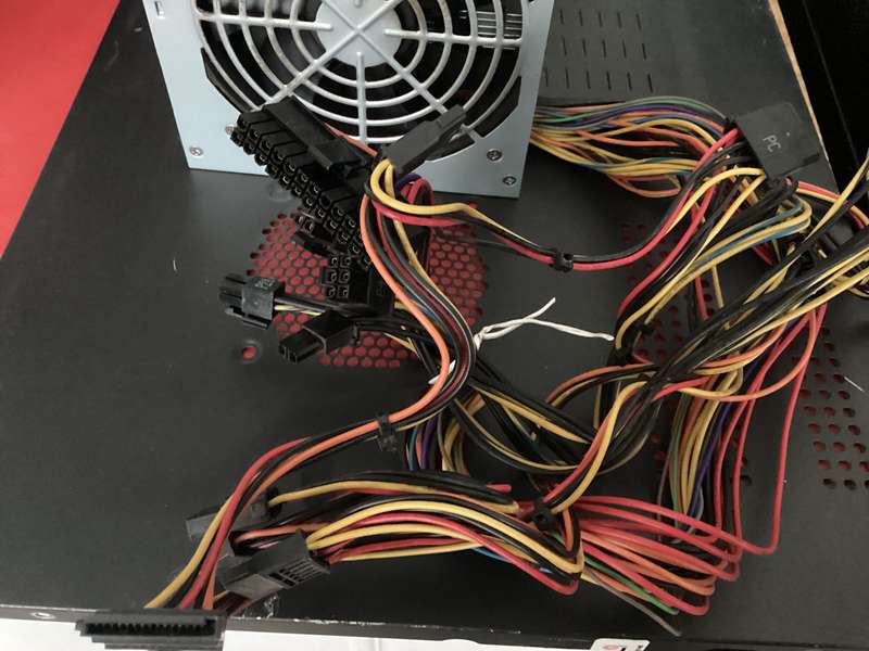Power man 600w desktop power supply standard size