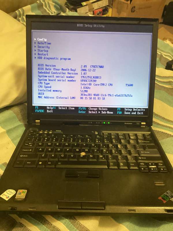 Lenovo T60 laptop