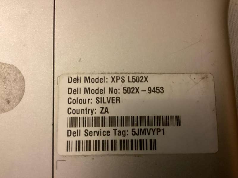 Dell i7 laptop for spares