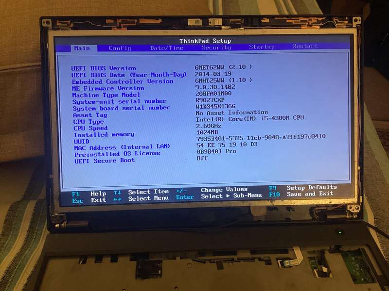 Lenovo i5 4th Gen  laptop