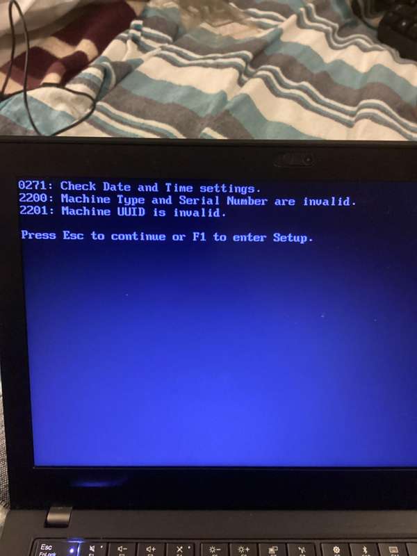 Lenovo laptop x280 i5 8th Gen sold for spare/repair