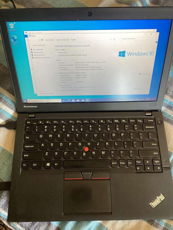 Lenovo laptop x250 I7 5th Gen sold for spare/repair