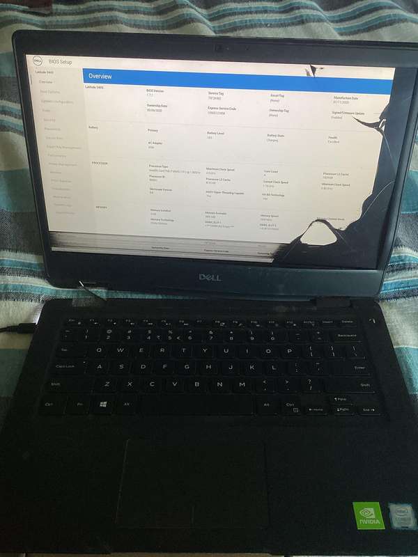 Dell latitude i7 8th Gen Laptop for spares