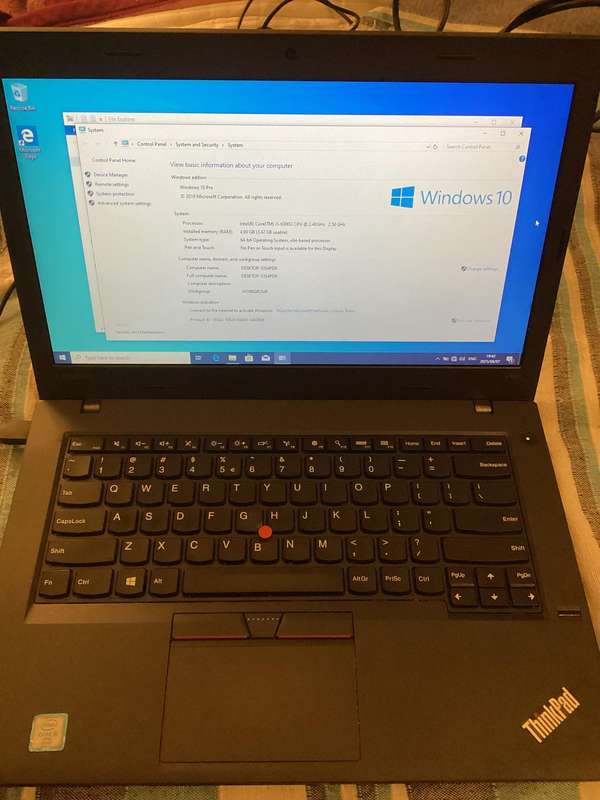 Lenovo L460 I5 6th Gen laptop for spares/repair