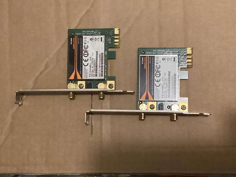 2x Dlink wireless n300 pcie adapter