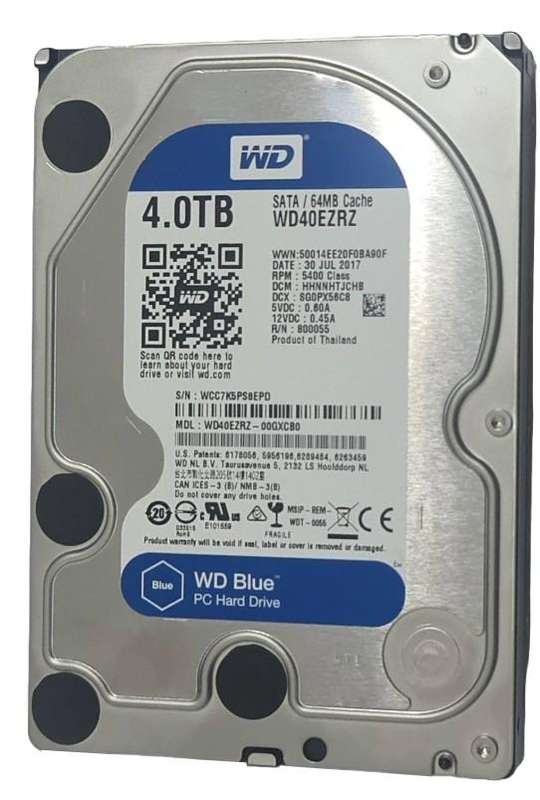 Western Digital Blue 4TB WD40EZRZ Hard Drive