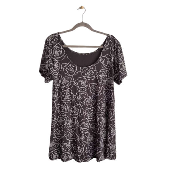 Ladies Casual Pants & Top - Dark Grey - XL
