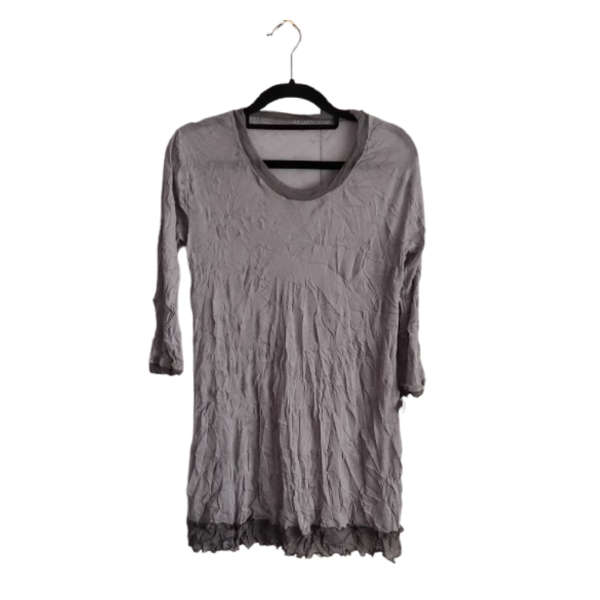 Ladies Mesh Top - Grey - L