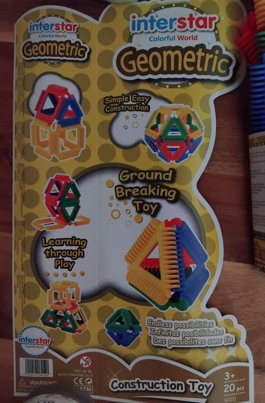 Interstar Geometric Construction Toy