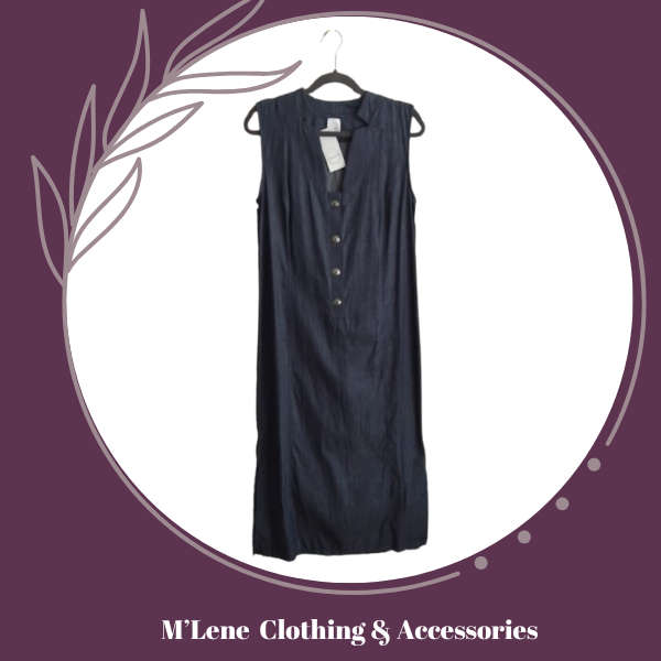 Long Sleeveless Dress - L
