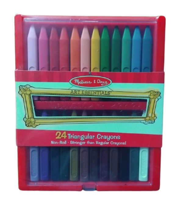 Melissa & Doug - 24 Triangular Crayons