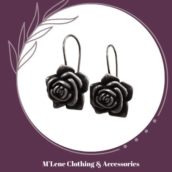 Miglio Rose Drop Earrings