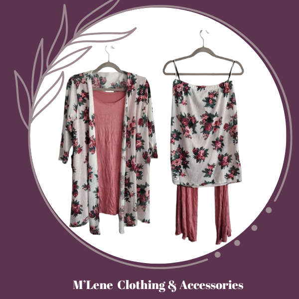 Ladies Pants, Skirt, Top & Jacket set - XXL