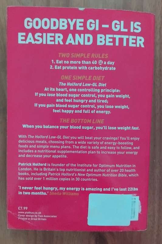 The Holford Low-GL Diet - Patrick Holford