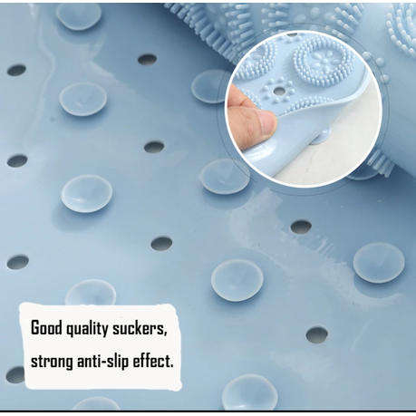 55cm Round Non Slip Shower Mat SHOWER MAT WITH SUCTION CUP