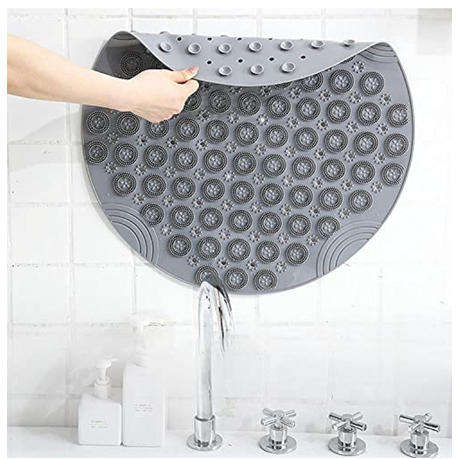55cm Round Non Slip Shower Mat SHOWER MAT WITH SUCTION CUP