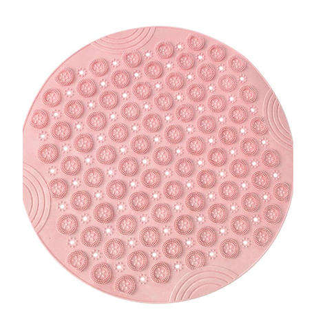 55cm Round Non Slip Shower Mat SHOWER MAT WITH SUCTION CUP