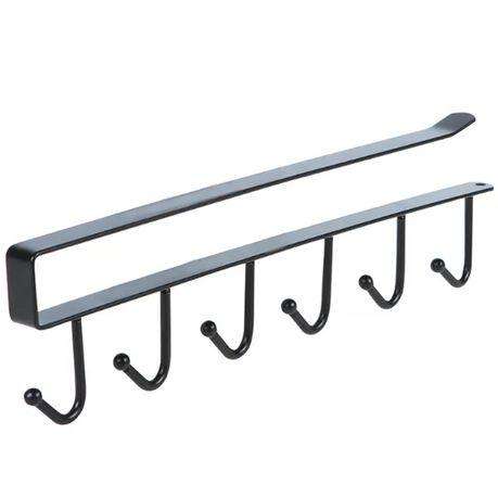 1 Piece Black Metal Storage Rack Hanger HOME AND KITCHEN HOOK HANGER