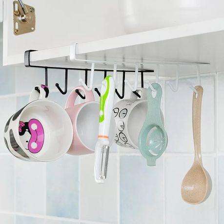 1 Piece Black Metal Storage Rack Hanger HOME AND KITCHEN HOOK HANGER
