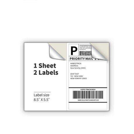 A4 Inkjet shipping barcode label 100 Sheet