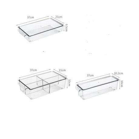 Pantry Organization Sets/Fridge Bin with Lids 3 SETS STORAGE CONTAINER WITH LIDS